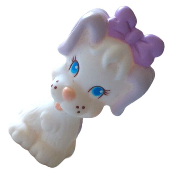 Quints Dog Puppy Vintage Purple White Vtg 1991 Dionne Quintuplets Replacement. - Picture 12 of 15